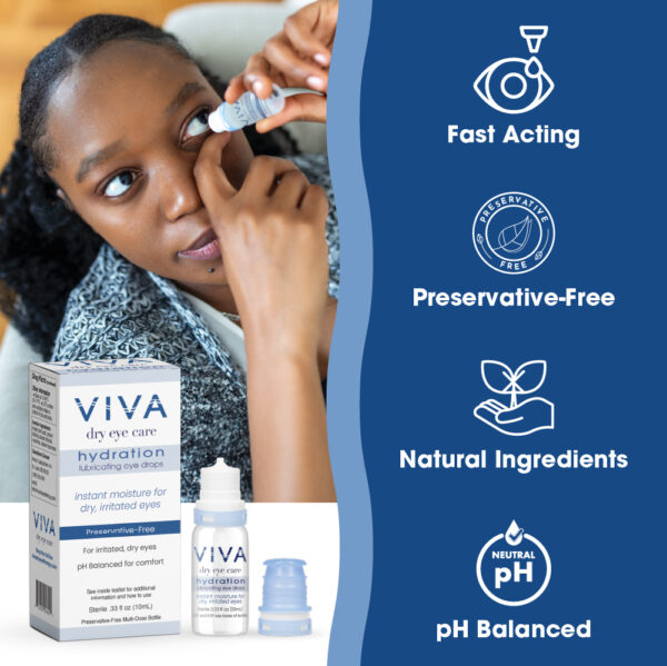 VIVA Hydration Drops:  Advanced Relief for Dry, Sensitive Eyes - Image 4
