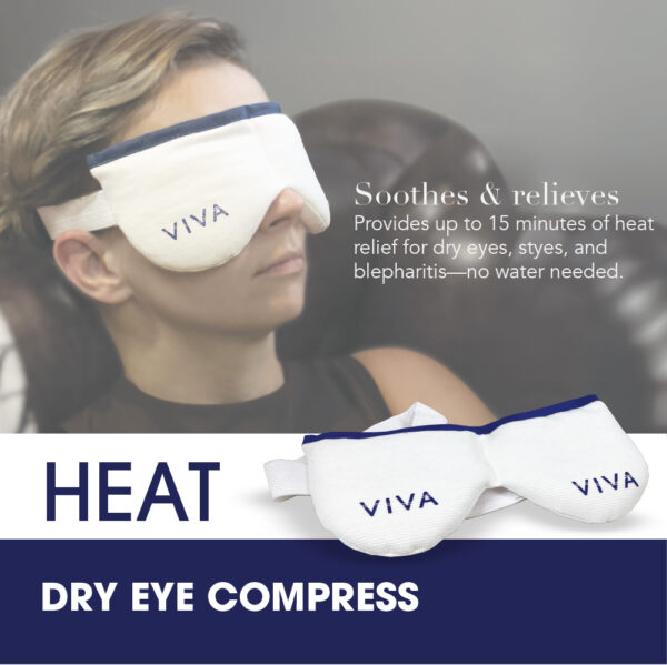 Image of Step 2 Heat with VIVA Dry Eye Compress