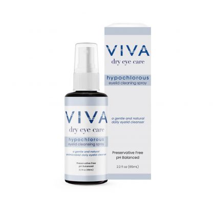 VIVA Hypochlorous Spray:  Gentle, Effective Eyelid & Lash Cleanser