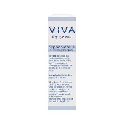VIVA Hypochlorous Spray:  Gentle, Effective Eyelid & Lash Cleanser