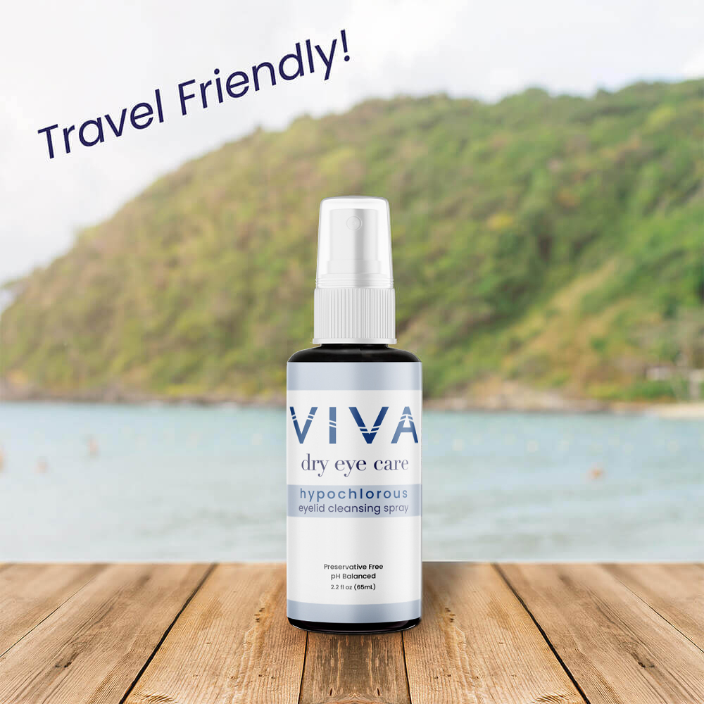 VIVA Hypochlorous Eyelid Cleansing Spray | Gentle Eyelid & Lash Cleanser | Removes Dirt, Oil & Makeup | 2.2 fl oz - Image 4