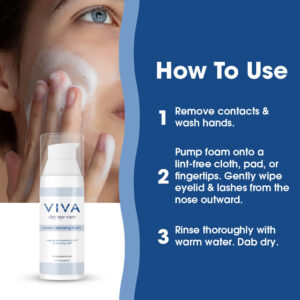 VIVA Eyelid Cleansing Foam – 50mL